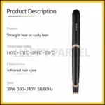 [1 YEAR WARRANTY] 2 in 1 Hair Straightener Iron Hair Styling Iron 2 in 1 Hair Styling Infrared Iron Curler Hair Straight hanya RM25.40 di Shopee