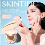 [100% Ori] SKINTIFIC Cover All Perfect Cushion High Coverage Poreless Flawless Foundation 24H Long-lasting SPF35 PA++++ hanya RM29.00 di Shopee