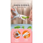 7 in 1 Kitchen Knife Set Kitchen Knives Utensils Pisau Viral Set Dapur Pisau Gunting set 厨房便携式7件刀套 hanya RM25.80 di Shopee