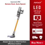 Airbot Hypersonics Pro Smart Cordless Vacuum Cleaner Handheld Vacuum Cleaner 27000Pa Dust Sensing Auto Speed Change hanya RM394.00 di Shopee