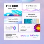 Android TV 43 Inch 4K Smart TV EXPOSE Murah 32 Inch Television UHD TV 1080P Android 12.0 Built-In YouTube/Netflix/USB hanya RM163.00 di Shopee