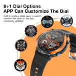 Aolon 2023 Cross Men Smart Watch Bluetooth Call Waterproof Smartwatch for Android iOS Sports Smart Watches With Compass hanya RM129.99 di Shopee