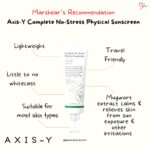 Axis-Y Complete No Stress Physical Sunscreen V3 (New Version) / Biome Biome Double Defense SPF50+ PA++++ 10ml / 50ml hanya RM14.00 di Shopee