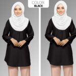 BLOUSE SIMPLE NEW DESIGN BLOUSE MUSLIMAH BLOUSE MURAH READY  STOCK HOT SELLING FABRIC COMOCRAPE hanya RM7.99 di Shopee