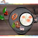 Bbq Grill & Steamboat Hot Pot Shabu Roast Fry Pan (1500W) hanya RM19.90 di Shopee