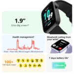 COLMI P71 Unisex Smart Watch Blood Pressure Monitor IP68 Waterproof Bluetooth Calling 1.9 Inch IPS Screen 140+ Sports Modes hanya RM59.80 di Shopee