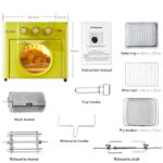 DESSINI  18L  Air Fryer Oven Convection Electric Rotisserie  Hot Toaster Timer Oil Free Roaster Machine / Ketuhar hanya RM189.90 di Shopee