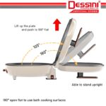 DESSINI ITALY 180° Open 26CM Double Sided Non-Stick Electric Baking Pan Pizza Crepe Pancake Maker BBQ Grill Pot Cooker hanya RM79.90 di Shopee