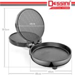 DESSINI ITALY 180° Open 40CM Double Sided Non-Stick Electric Baking Pan Pizza Crepe Pancake Maker BBQ Grill Pot Cooker hanya RM129.90 di Shopee