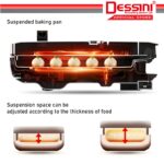 DESSINI ITALY 180° Open 40CM Double Sided Non-Stick Electric Baking Pan Pizza Crepe Pancake Maker BBQ Grill Pot Cooker hanya RM129.90 di Shopee