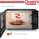 DESSINI ITALY 20L Countertop Digital Microwave Oven 10Power Level Defrost Reheat Toaster Roaster Ketuhar Gelombang Mikro hanya RM239.90 di Shopee