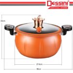 DESSINI ITALY 28CM Totipotent Pressure Cooker Casserole Induction Non Stick Iron Pot Bowl Pan Cookware Cover Periuk Labu hanya RM28.80 di Shopee