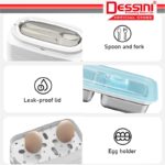 DESSINI ITALY 2L Electric Rice Cooker Lunch Box Non Stick Stainless Steel Inner Pot with Steamer Periuk Nasi Elektrik hanya RM52.90 di Shopee