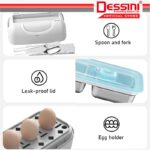DESSINI ITALY 2L Electric Rice Cooker Lunch Box Non Stick Stainless Steel Inner Pot with Steamer Periuk Nasi Elektrik hanya RM64.90 di Shopee