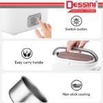 DESSINI ITALY 2L Electric Rice Cooker Lunch Box Non Stick Stainless Steel Inner Pot with Steamer Periuk Nasi Elektrik hanya RM52.90 di Shopee