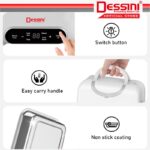 DESSINI ITALY 2L Electric Rice Cooker Lunch Box Non Stick Stainless Steel Inner Pot with Steamer Periuk Nasi Elektrik hanya RM64.90 di Shopee