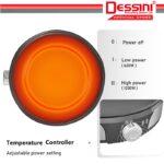 DESSINI ITALY 30CM Electric Crepe Pancake Pizza Spring Roll Maker Toaster Barbecue BBQ Grill Non-Stick Baking Pan Cooker hanya RM67.90 di Shopee