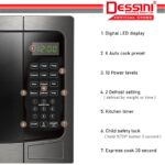 DESSINI ITALY 34L Countertop Digital Microwave Oven 10Power Level Defrost Reheat Toaster Roaster Ketuhar Gelombang Mikro hanya RM429.90 di Shopee