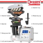 DESSINI ITALY Automatic Smart Cooking Robot Machine Rice Cooker Steamer Blender Juicer Grinder Chopper Knead Whisk Mixer hanya RM549.90 di Shopee
