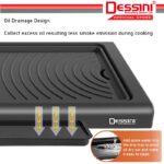DESSINI ITALY Electric BBQ Grill Steak Frying Pan Teppanyaki Barbecue Non-Stick Baking Pan with Temperature Control hanya RM76.90 di Shopee