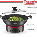 DESSINI ITALY Electric Cooker Steamboat Hot Pot Casserole Non Stick Frying Wok Pan Rice Cooker Periuk Masak Elektrik hanya RM119.90 di Shopee