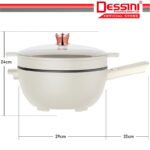 DESSINI ITALY Electric Cooker Steamboat Hot Pot Non Stick Frying Wok Pan Rice Cooker with Steamer Periuk Masak Elektrik hanya RM49.90 di Shopee