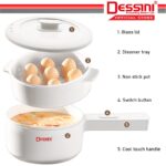 DESSINI ITALY Electric Cooker Steamboat Hot Pot Non Stick Frying Wok Pan Rice Cooker with Steamer Periuk Masak Elektrik hanya RM46.90 di Shopee