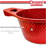 DESSINI ITALY Granite Aluminium Non Stick Casserole Pot Bowl Deep Fry Pan Cookware Tool (12 Pcs) hanya RM219.90 di Shopee