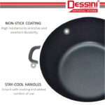 DESSINI ITALY Granite Die Cast Aluminium Non Stick Casserole Pot Bowl Deep Fry Pan Cookware Tool (28cm) hanya RM49.90 di Shopee