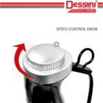 DESSINI ITALY Hand Blender Chopper Mixer Grinder Juicer Food Processor Stainless Steel Knife Blade Pengisar hanya RM47.90 di Shopee