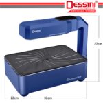 DESSINI ITALY Infrared Electric BBQ Grill Frying Steak Pan Teppanyaki Barbecue Non-Stick Baking Pan Temperature Control hanya RM167.50 di Shopee