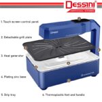 DESSINI ITALY Infrared Electric BBQ Grill Frying Steak Pan Teppanyaki Barbecue Non-Stick Baking Pan Temperature Control hanya RM167.50 di Shopee