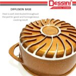 DESSINI ITALY JE-10-S Granite Aluminium Non Stick Casserole Pot Bowl Deep Fry Pan Cookware Tool (10 Pcs) hanya RM199.50 di Shopee
