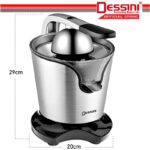 DESSINI ITALY Stainless Steel Electric Citrus Orange Juicer Squeezer Machine Pulp Control Juice Maker Extractor hanya RM109.90 di Shopee