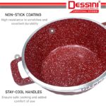DESSINI ITALY iSTone IST-24 Granite Die Cast Aluminium Non Stick Casserole Pot Bowl Deep Fry Pan Cookware Tool (24cm) hanya RM49.90 di Shopee