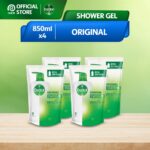 Dettol Antibacterial Shower Gel Body Wash Refill Pouch (850ml x 4) hanya RM47.90 di Shopee