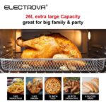 Electrova New Ecowell Series Exclusive XXLarge Air Fryer Oven (26L) hanya RM499.00 di Shopee