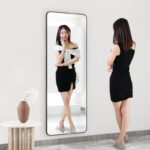 Full-length Mirror wall mirror bedroom living room mirror decorative mirror 90CM Cermin Panjang cermin dinding 镜子 hanya RM29.90 di Shopee