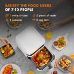 Gaabor Air Fryer Oven Visible XL Capacity Family Cooking Touch Screen Automatic Detect Power Cutoff (8.5L) GA-E85AS hanya RM239.00 di Shopee