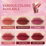 KIMUSE  Water Tint Lip Glaze 13 Colors Waterproof Long Lasting Matte Liquid Lip Gloss Lipstick hanya RM9.79 di Shopee
