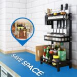 Kitchen Rak Rempah Spice Rack Stainless Steel Seasoning Storage Rak Condiment Rack Rak Dapur hanya RM26.98 di Shopee
