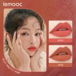 LEMOOC Matte Lip Tint Makeup Liquid Lipstick Waterproof 8 Colors Soft Long Lasting Lipstick hanya RM3.99 di Shopee