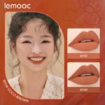 LEMOOC Matte Lip Tint Makeup Liquid Lipstick Waterproof 8 Colors Soft Long Lasting Lipstick hanya RM3.99 di Shopee