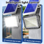 Lampu Solar 1200W Led IP67 Waterproof Solar Light Outdoor Lighting Automatic Light On Solar Lamp Remote control hanya RM16.60 di Shopee