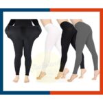Legging Cotton Stretchable Leggings Woman High Waist Seluar Tight Perempuan Yoga Pants Seluar Fit Seluar Sukan Wanita hanya RM8.50 di Shopee