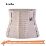 Lovito Casual Letter Print Breathable Sweat Band Girdle Waist Trainer Corset L00004 (Black/Beige) Lovito Korset Pinggang Pelatih Kasual Huruf Cetak Bernapas Keringat hanya RM11.55 di Shopee