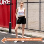 Lovito Casual Solid Drawstring Shorts for Woman L00242 (White/Black/Grey/Pink/Blue) hanya RM11.47 di Shopee