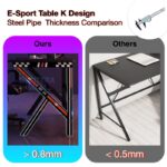 MIRA High Quality Gaming Table for E-Sport/Computer/PC/Study Thicker & Stable Anti-Scratch Table (80/100/120/140/160 cm) hanya RM39.90 di Shopee