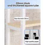 MOOM 3 Floors Bathroom Shelving 184CM Waterproof And Rustproof Large Capacity Strong Load-Bearing hanya RM66.99 di Shopee