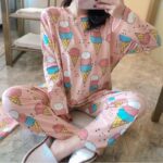McJoden - CASSIE Baju Tidur Perempuan Long Sleeve Women Clothing Pyjamas Sleep Wear hanya RM8.46 di Shopee